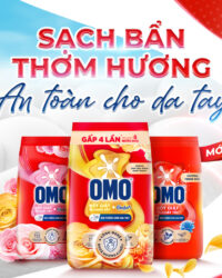 Bột giặt tay OMO 2.9kg công nghệ giặt xanh mới