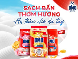 Bột giặt tay OMO 2.9kg công nghệ giặt xanh mới