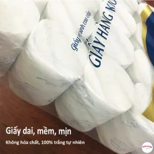 Bịch 20 cuộn giấy vệ sinh cao cấp hàng không không lõi dày mịn màng