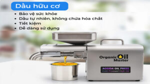 Máy Ép Dầu Thực Vật KAW, Ép Các Loại Hạt, Công Suất 800W Chất Liệu Thép Không Gỉ