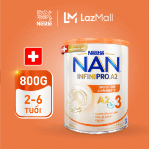 Bộ 2 Lon Sữa bột NAN INFINIPRO A2 bước 3 nhập khẩu Thụy Sĩ - Image 5